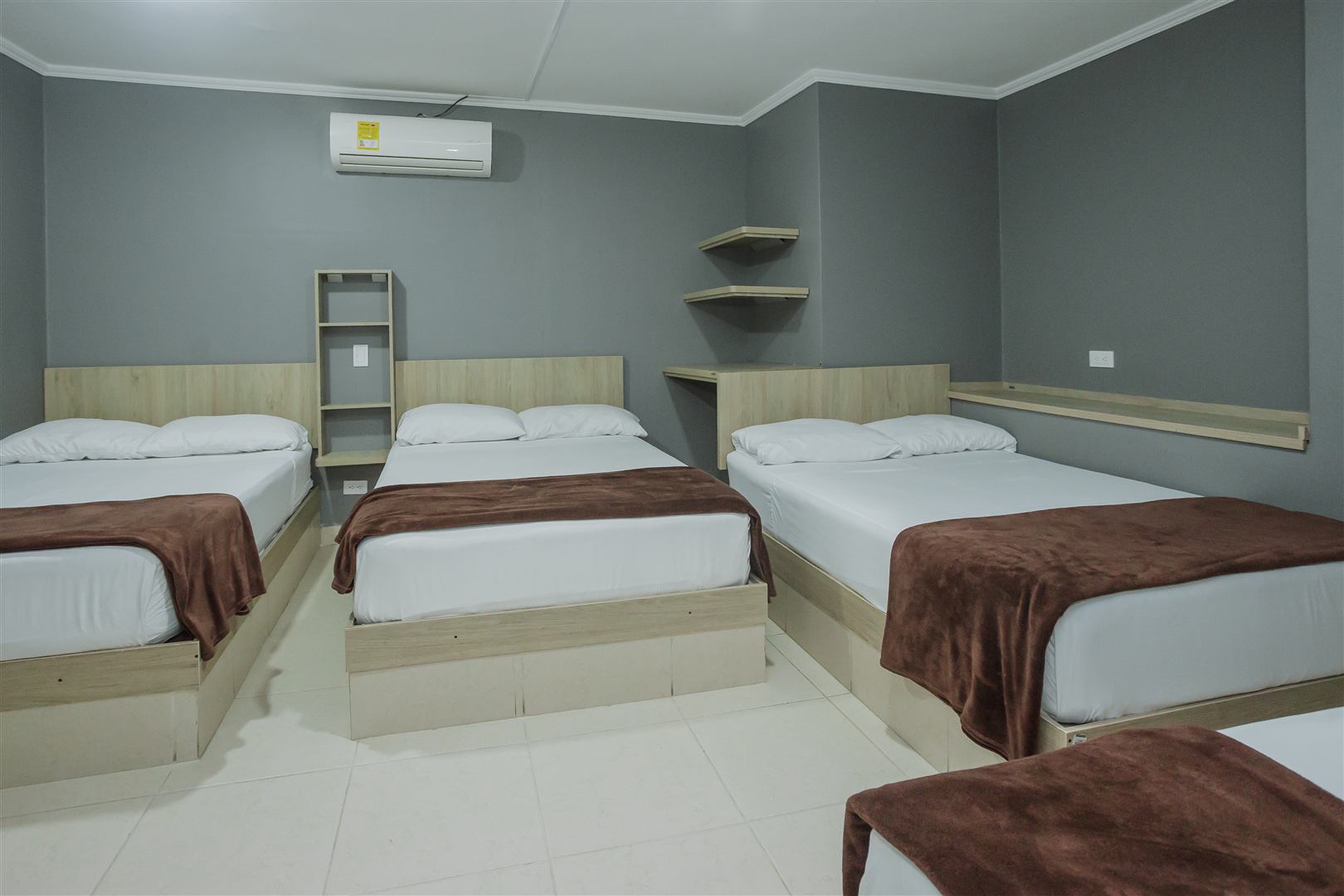 Habitación cuádruple del Hotel Ruiseñor